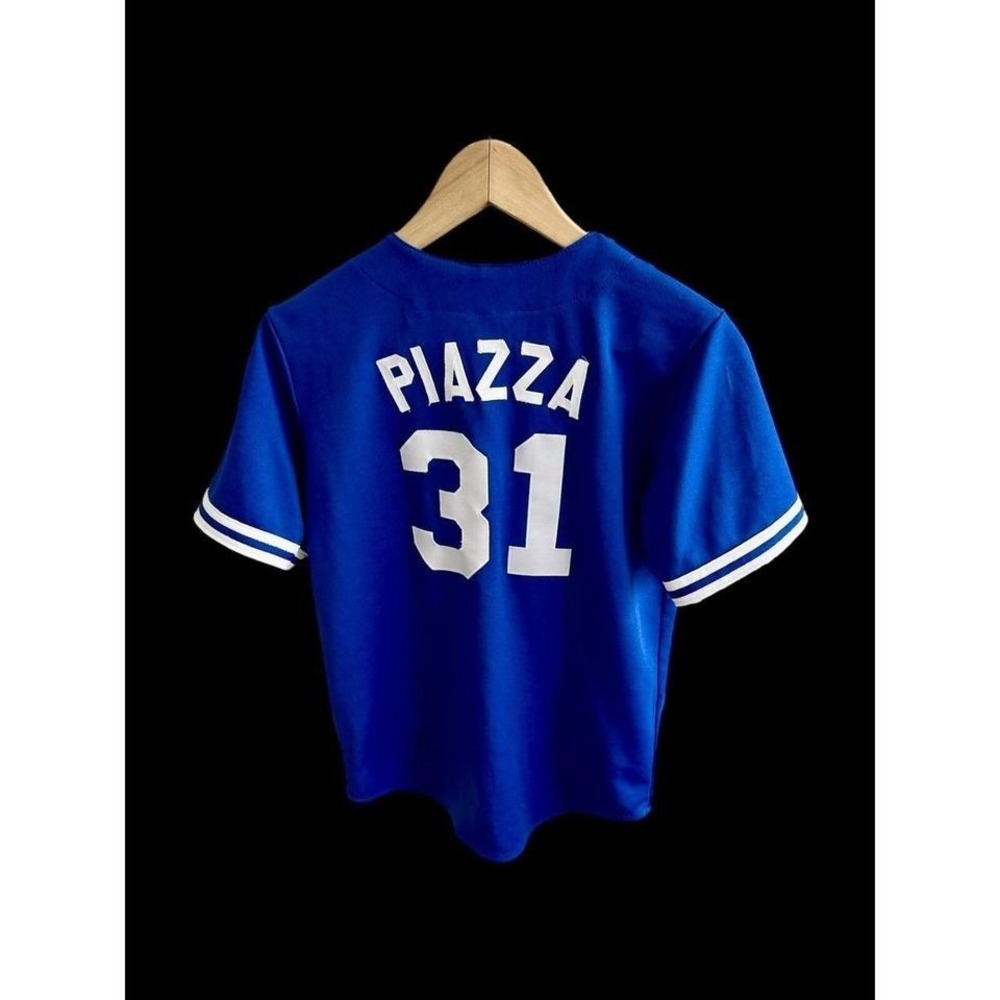 Vintage 80's Majestic Los Angeles Dodgers Piazza Jersey Youth Large Flaw